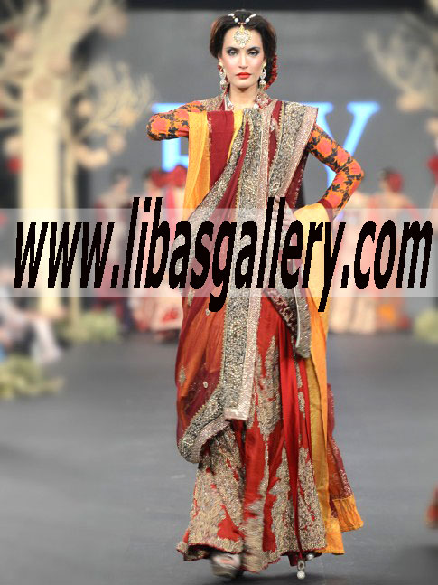 HSY Bridal Collection 2015 Buy online | Pakistani Latest Luxury Fashion Wedding Designer Special Occasions / Party Dresses Collection | Buy HSY in paris france louvre, opera, notre dame and sacre coeur with online